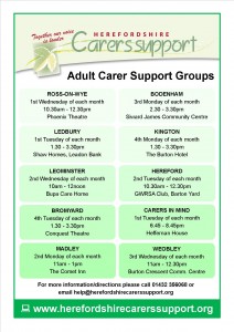 ADULT SUPPORT GROUP flier November 2015