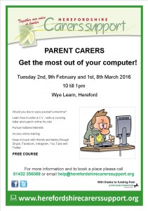 Parent Carer Computer Course 2016